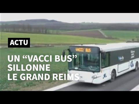 Dans la campagne près de Reims, un Vacci-bus à la rencontre des plus âgés | AFP