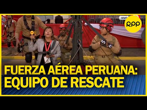 Conoce parte del equipo de rescate de la Fuerza Aérea peruana