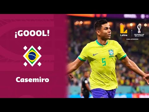Casemiro anotó un golazo luego de una gran jugada colectiva, el volante puso el Brasil 1-0 Suiza