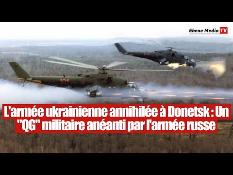 L'armée ukrainienne à genoux : Les forces russes anéantissent le QG militaire ukrainien