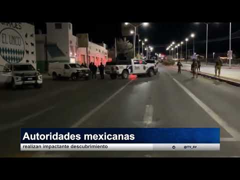 Autoridades mexicanas realizan impactante descubrimiento