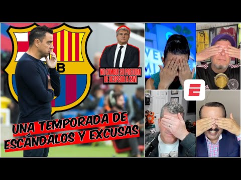 BARCELONA: Una temporada con más ESCANDALOS que resultados. XAVI con un pie fuera | Exclusivos