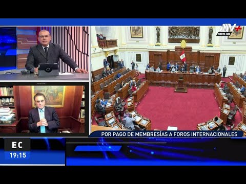 Luis Gonzáles Posada por pagos del Congreso por membresía a foros: Depuremos nuestra participación