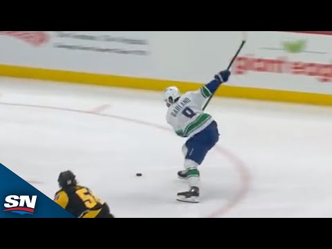 Garland rifles one past Silovs with Canucks first shot of the game