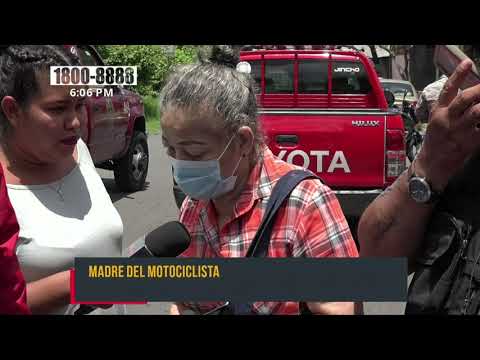 Se «come» alto y provoca accidente en Managua - Nicaragua