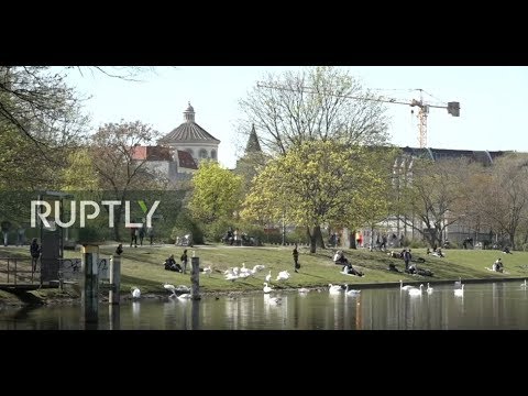 LIVE from Berlin's Landwehr Canal as locals enjoy warm weather amid social contact ban