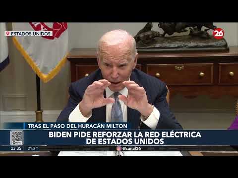 Biden insta a blindar la red eléctrica de EEUU