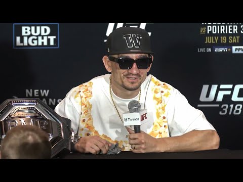 Max Holloway Post-Fight Press Conference | UFC 318