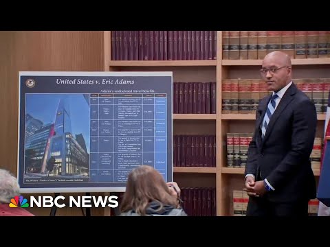 Federal prosecutor breaks down benefits and gifts NYC Mayor Adams received