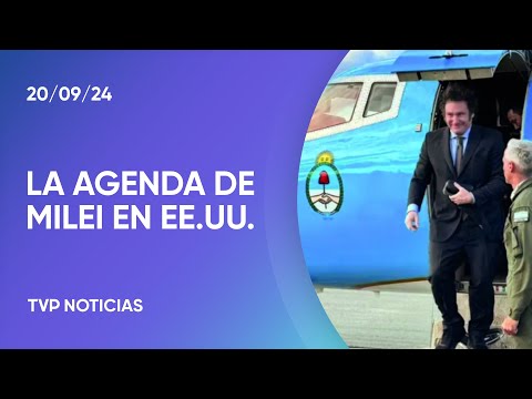 El presidente Milei viaja a Estados Unidos para la Asamblea General de la ONU