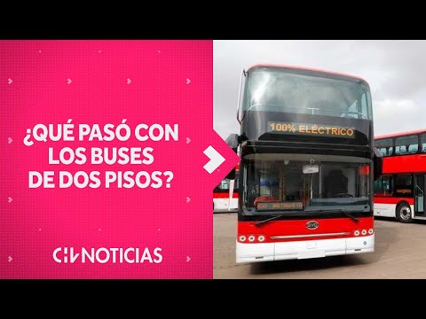 ¿POR QUÉ YA NO CIRCULAN? Polémica por buses de dos pisos guardados - CHV Noticias