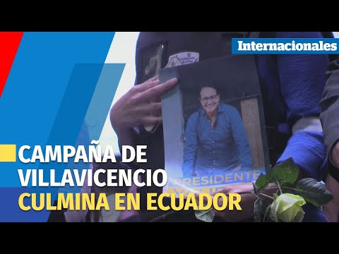 La campaña de Fernando Villavicencio cierra con un sentido homenaje a su figura ausente en Ecuador