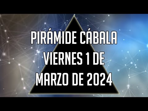 ? Pirámide Cábala para el Viernes 1 de Marzo de 2024 - Lotería de Panamá