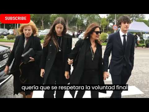 Tensión en el funeral de Fernández Tapias viuda, Nuria González, y los hijos mayores del empresario