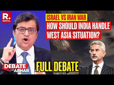 Debate With Arnab: Where Does India Stand on West Asia Crisis? Israel vs Iran War