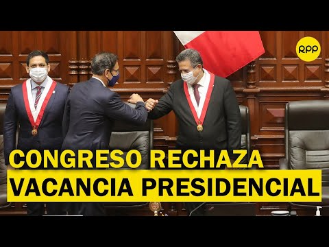 Congreso rechazó moción de vacancia presidencial contra Martín Vizcarra
