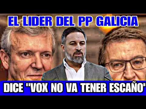 EL LIDER DEL PP GALLEGO CONVENCIDO DE QUE VOX NO ENTRA EN EL PARLAMENTO, poco humilde