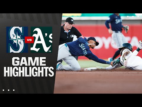 Mariners vs. Athletics Game Highlights (7/28/25) | MLB Highlights
