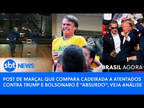 Post de Marçal que compara cadeirada a atentados contra Trump e Bolsonaro é absurdo; veja análise