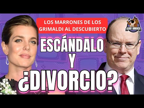 CRISIS GRIMALDI: del DIVORCIO de Carlota Casiraghi al ESCÁNDALO financiero de Alberto de Mónaco