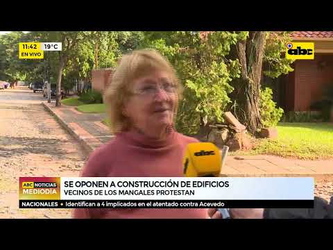 Ciudadanos de Asunción se oponen a construcción de edificios en un barrio