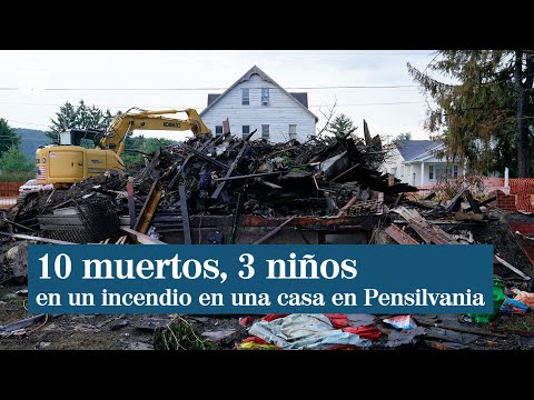 Diez muertos, entre ellos tres niños, en el incendio de una vivienda en EEUU