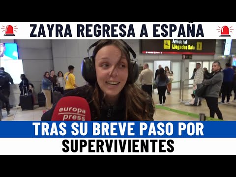 ZAYRA GUTIÉRREZ llega a ESPAÑA tras ABANDONAR SUPERVIVIENTES 2024 en COMPAÑÍA de unas MULETAS