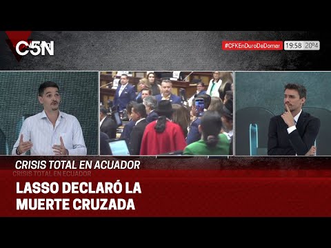 CRISIS TOTAL en ECUADOR: LASSO llamó a ELECCIONES ANTICIPADAS