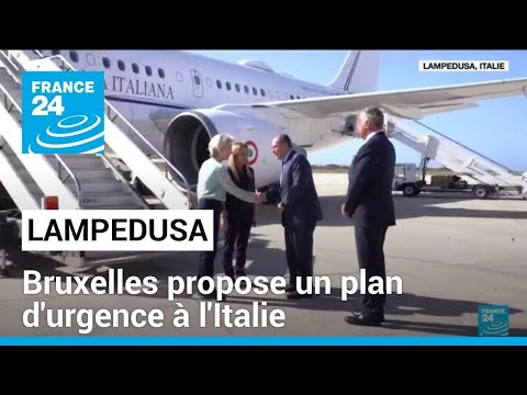 Lampedusa : Bruxelles propose un plan d'urgence à l'Italie • FRANCE 24