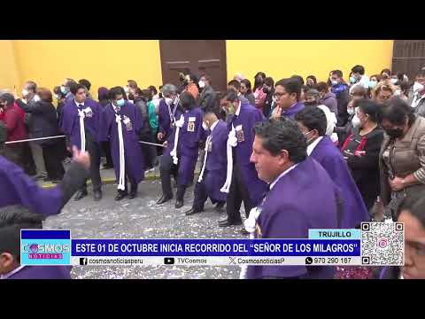 Trujillo: este 01 de octubre inicia recorrido del Señor de los Milagros