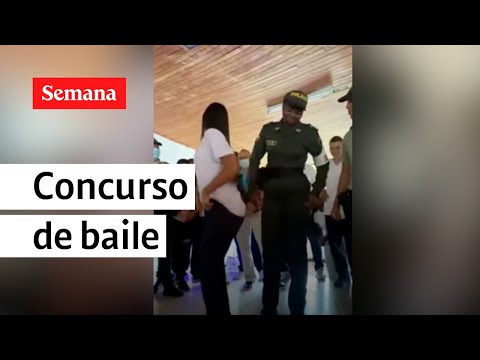 Mujer policía se “enfrenta” a una adolescente durante un concurso de baile | Videos Semana