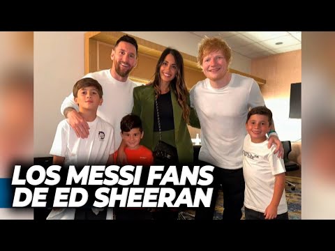 LIONEL MESSI: FANÁTICO DE ED SHEERAN ¡MIRÁ SU REACCIÓN!