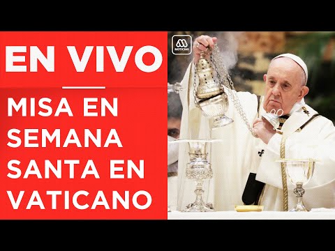Vaticano - Realizan Misa de la Cena del Señor en Semana Santa