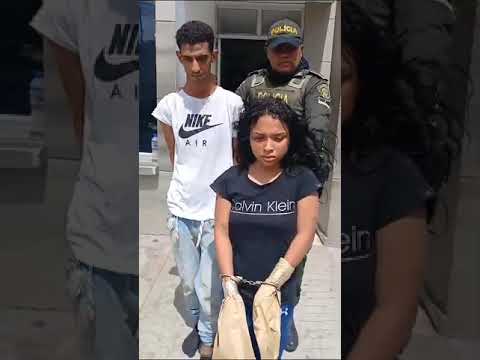 Tras disparar contra hombre son capturados por la Policía pareja de sicarios en Malambo