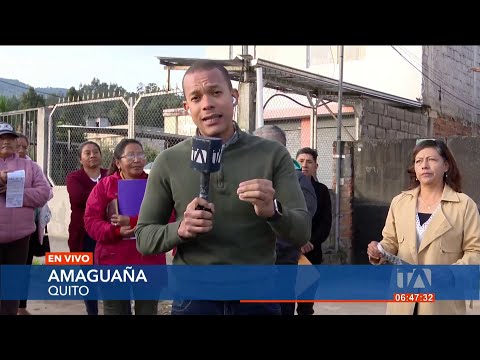 Vecinos de Amaguaña denuncian falta de alcantarillado en la zona