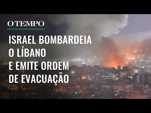 Israel bombardeia Líbano, que fala em 46 mortos em 24h; ordem é de evacuação