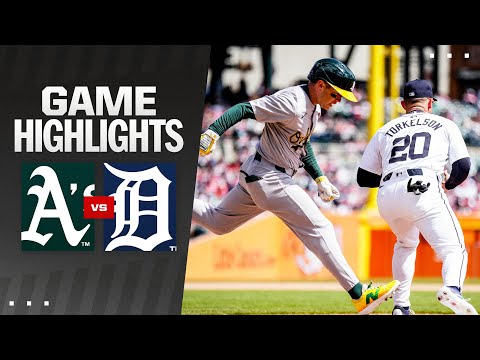 As vs. Tigers Game Highlights (4/6/24) | MLB Highlights