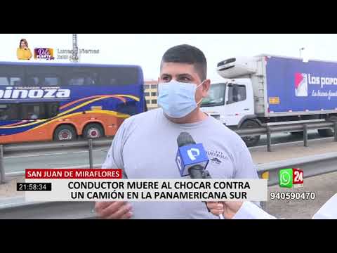SJM: un fallecido tras accidente de tránsito en la Panamericana Sur
