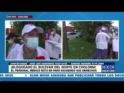 ¡Ignorados! Médicos hondureños permanecen en paro nacional con diversas exigencias al gobierno