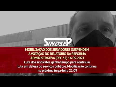 Roberto Alves fala da luta dos servidores em Brasília contra a Reforma Administrativa (PEC 32)
