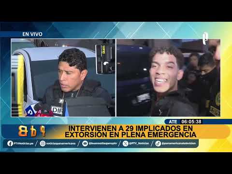 Tercer día de estado de emergencia: detienen a presuntos extorsionadores de transportistas en Ate