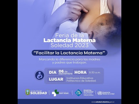Este miércoles 6 de septiembre Soledad realiza Feria de la Lactancia Materna