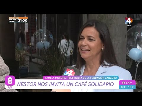8AM - Café Solidario a beneficio de la Fundación Canguro