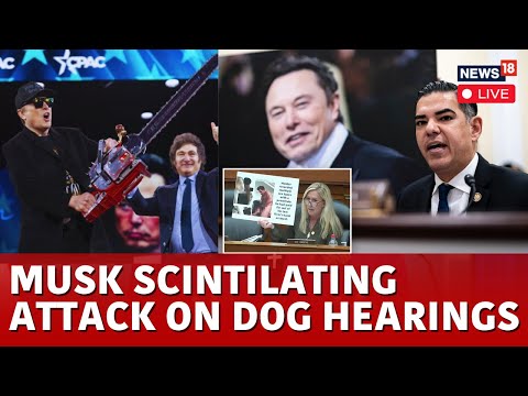 Elon Musk LIVE | Elon Musk Waves Chainsaw On Stage At CPAC | Musk Defends DOGE actions| Trump | N18G