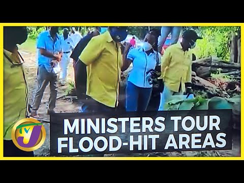 Gov't Ministers Tour Flooded Areas in St. Mary & Portland | TVJ News - Feb 9 2022