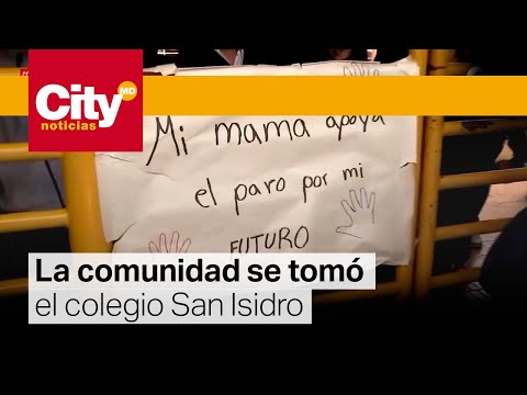 Protestas en colegio de San Cristóbal por inconformidades con el Distrito | CityTv