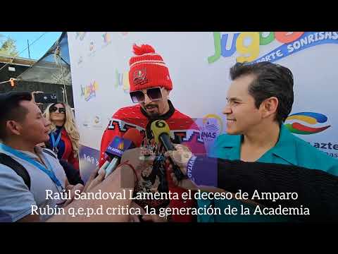 Raúl Sandoval Lamenta el deceso de Amparo Rubín q.e.p.d critica 1a generación de la Academia