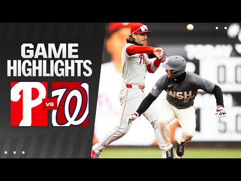 Phillies vs. Nationals Game Highlights (4/6/24) | MLB Highlights