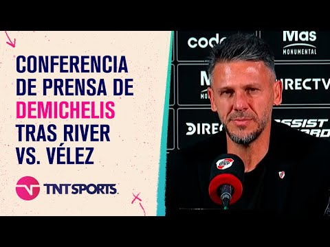 EN VIVO: Martín Demichelis habla en conferencia de prensa tras River vs. Vélez