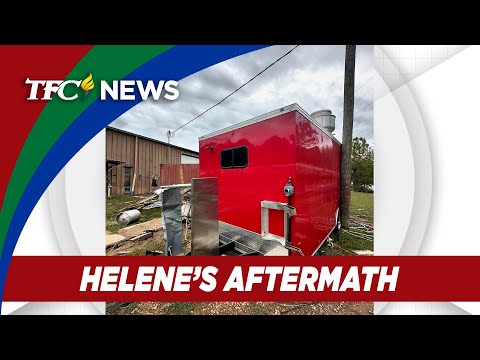 Fil-Am couple's food truck business hit hard by Hurricane Helene | TFC News North Carolina, USA